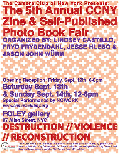 The 5th Annual Zine and Self-PublishedPhoto Book Fair 