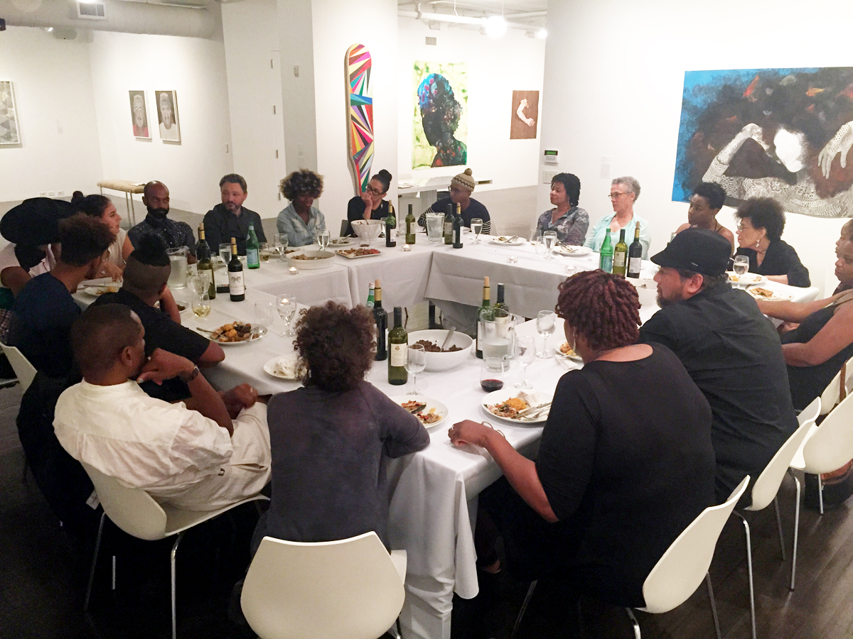 Dinner on Global Blackness and Transnational Identities at The 8th Floor, The Shelley & Donald Rubin Foundation, August 14, 2015.